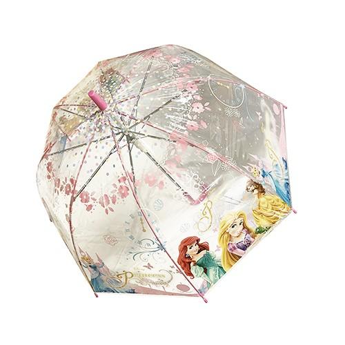 ディズニープリンセス ビニール 傘 55cm カサ ピンク カラフル かさ シルエット柄 雨具 アリエル ラプンツェル クリア キャラクター 雑貨 グッズ Pretzel Net Yahoo 店 通販 Yahoo ショッピング