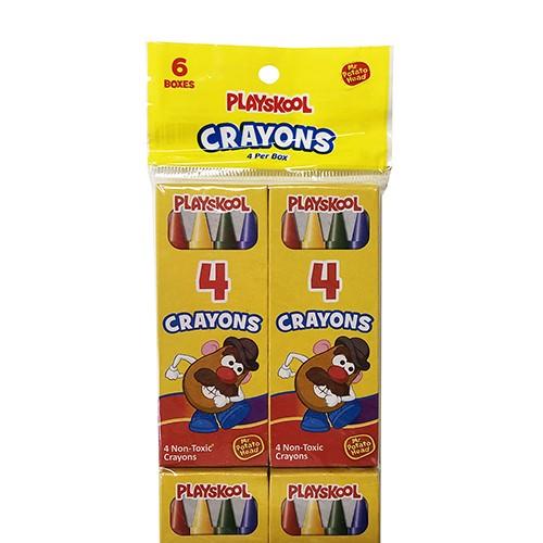 PLAYSKOOL 4色クレヨン 6pk セット 14586 文具 文房具 くれよん ステーショナリー プチギフト プレゼント キャラクター グッズ 雑貨 |  | 01