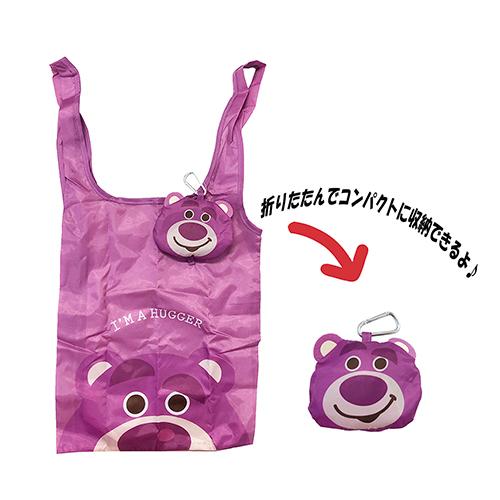 P10 トイストーリー エコバッグ エコット Ecot ロッツォ 折りたたみ コンパクト ディズニー ピクサー ピンク サブバッグ キャラクター グッズ Pretzel Net Yahoo 店 通販 Yahoo ショッピング