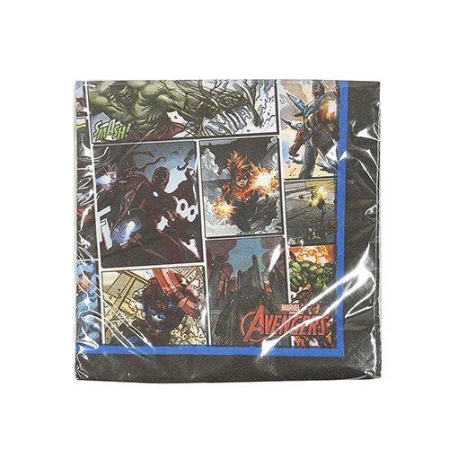 アベンジャーズ ペーパーナプキン S 16枚入り ナプキン 使い捨て デコパージュ ハンドメイド 誕生日 マーベル Marvel