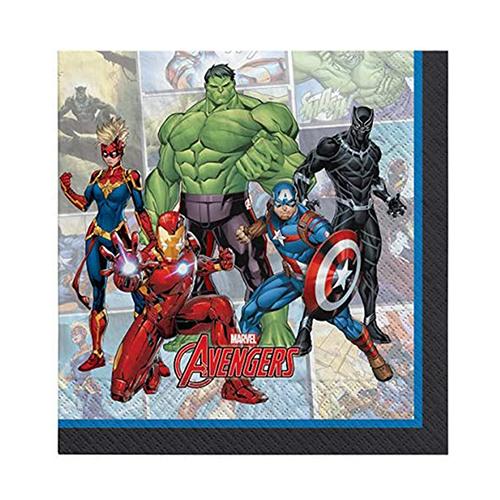 アベンジャーズ ペーパーナプキン (L) 16枚入り 14668  ナプキン 使い捨て デコパージュ ハンドメイド 誕生日 マーベル MARVEL |  | 01