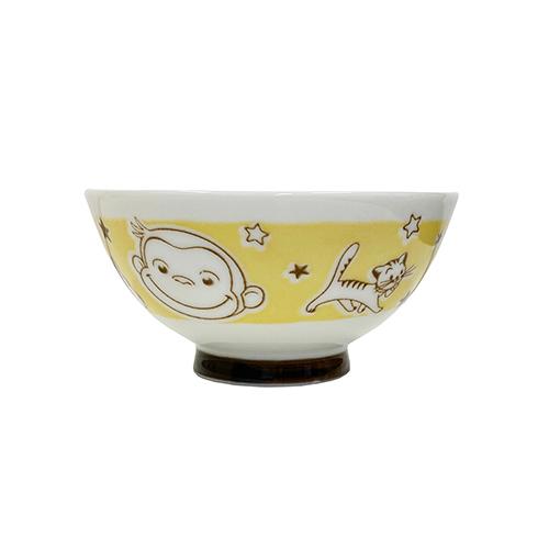 おさるのジョージ 茶碗 食育茶碗 14682 お茶碗 食器 子ども キッズ 電子レンジ対応 食洗機対応 日本製 キャラクター グッズ かわいい ハンドリー ニョッキ |  | 01