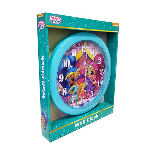 シマーとシャイン ウォールクロック 14705 掛け時計 時計 アナログ 直径約25cm 女の子 キャラクター 雑貨 グッズ 子供部屋 インテリア 輸入品 |  | 02
