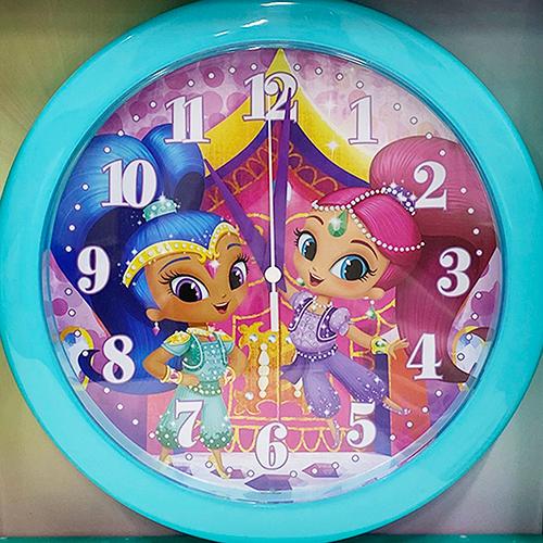シマーとシャイン ウォールクロック 14705 掛け時計 時計 アナログ 直径約25cm 女の子 キャラクター 雑貨 グッズ 子供部屋 インテリア 輸入品 |  | 03