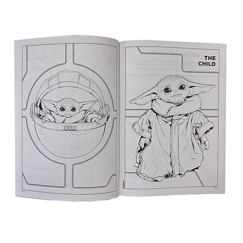 スターウォーズ ぬりえ マンダロリアン ステッカー付き ベビーヨーダ Disney ディズニー ぬり絵 塗り絵 知育玩具 Pretzel Net Yahoo 店 通販 Yahoo ショッピング