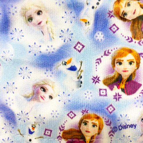 アナと雪の女王2 マスク (チラシ柄) 14734 ブルー 総柄 コットンマスク キッズ エルサ アナ アナ雪 洗える ディズニー 女の子 インポート |  | 01
