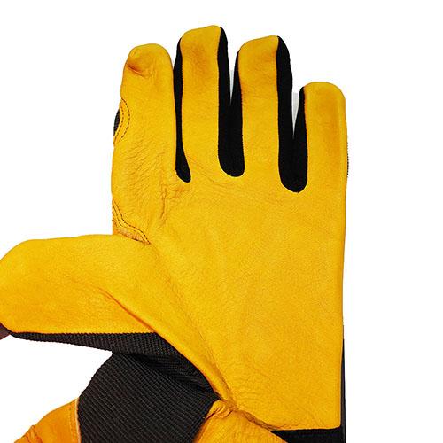 ウェルズラモント ハイドラハイド 耐水ワークグローブ カウハイド 手袋 メンズ M ベルトグレー 14815 牛革 作業用手袋 Wells Lamont Hydrahyde Hybrid |  | 05