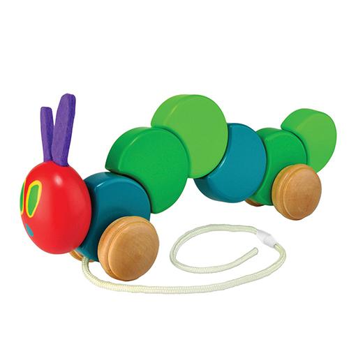 はらぺこあおむし 木製 くねくねプルトイ 14836 おもちゃ エリック