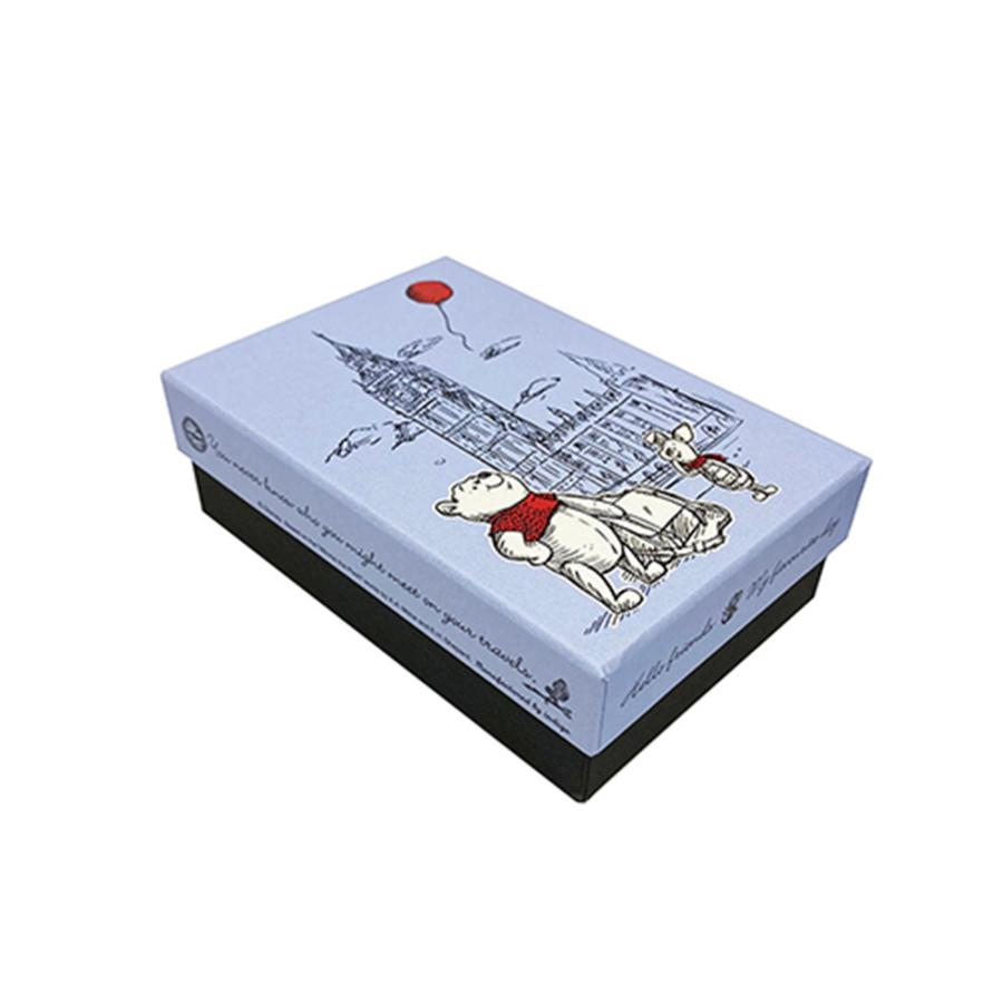 くまのプーさん ギフトボックス (トラベル) 14864 ディズニー プーさん 箱 赤 総柄 シンプル 小物 収納 おしゃれ 小物入れ BOX 日本製 プレゼント |  | 02