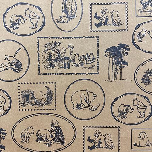 くまのプーさん キャリーバッグ (Ｍ) フレーム柄 14867 紙袋 ギフトバッグ ペーパーバッグ ディズニー プーさん おしゃれ 日本製 プレゼント かわいい |  | 02