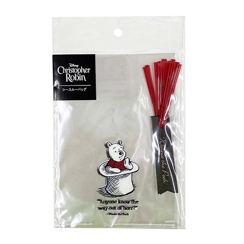 くまのプーさん シースルーバッグ (S) ハット 6枚入り DP571 14890 プーさん POOH ラッピング 袋 透明 クリア キャラクター バレンタイン インディゴ グッズ |  | 01