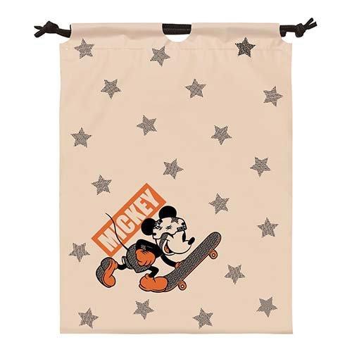 ビニールショッパー S ディズニー ミッキースケボー d ミッキー プールバッグ 温泉バッグ 巾着 小物入れ Majesticxpress