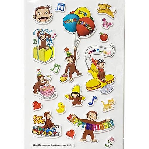 おさるのジョージ フォームシール バースデー 149a シール立体 3d リメイク アニメ かわいい 男の子 女の子 キャラクター 雑貨 グッズ 149a Pretzel Net Yahoo 店 通販 Yahoo ショッピング