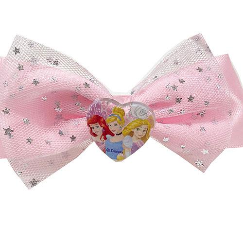 ★BABY★別珍リボンプリンセスOP +カチューシャ ディズニープリンセス ビッグ リボン カチューシャ (3プリンセス