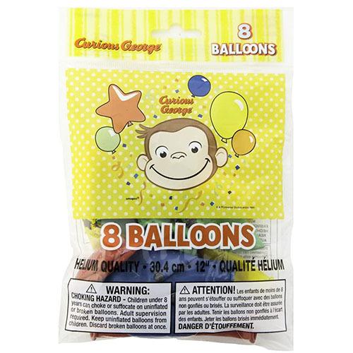 おさるのジョージ 風船 8コセット 15119 バルーン パーティー