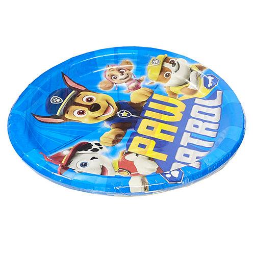 パウパトーロール 紙皿 ペーパープレート (L) 8枚入り 15131 パウパト 使い捨て プレート パーティー 誕生日 青 パーティーグッズ |  | 02