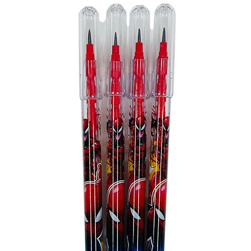 ロケットえんぴつ　2本入り ロケットえんぴつ 4本入り ( スパイダーマン ) 15335 HB 文具 文房具