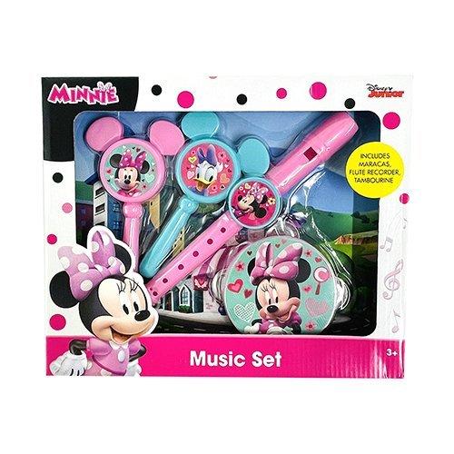 ミニー おもちゃ ミュージックセット 15369 笛 タンバリン マラカス リコーダー 子供 幼児 音楽 プレゼント | 