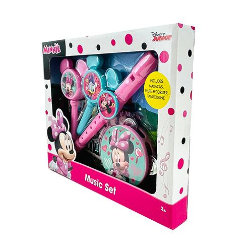 ミニー おもちゃ ミュージックセット 15369 笛 タンバリン マラカス リコーダー 子供 幼児 音楽 プレゼント |  | 01