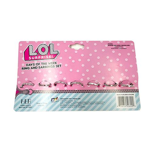LOL アクセサリー ピアスシール＆リング セット 15413 エルオーエル キッズアクセサリー キッズアクセ ピアス リング |  | 03