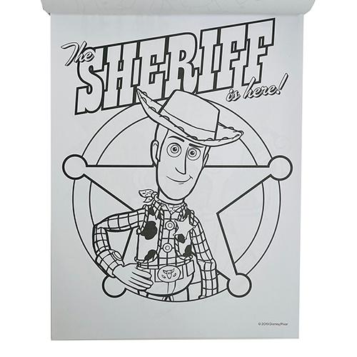 トイストーリー4 ぬりえ＆シールアクテビティ―ブック 15443 ステッカー