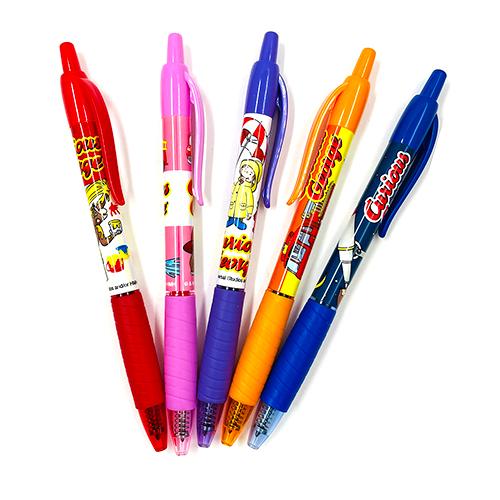 おさるのジョージ ノック式 ジェルインク ボールペン 5色入り B ペンキ 水性 0 7ミリ ペン カラーペン ジェルボールペン ゲル 文房具 Pretzel Net Yahoo 店 通販 Yahoo ショッピング