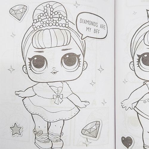 【訳あり】LOLサプライズ ぬりえ 15544bc L.O.L LOL エルオーエル キャラクター グッズ ぬり絵 塗り絵 迷路 パズル カラーリングブック アクティビティ |  | 02