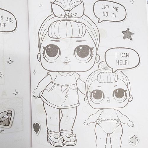 【訳あり】LOLサプライズ ぬりえ 15544bc L.O.L LOL エルオーエル キャラクター グッズ ぬり絵 塗り絵 迷路 パズル カラーリングブック アクティビティ |  | 03