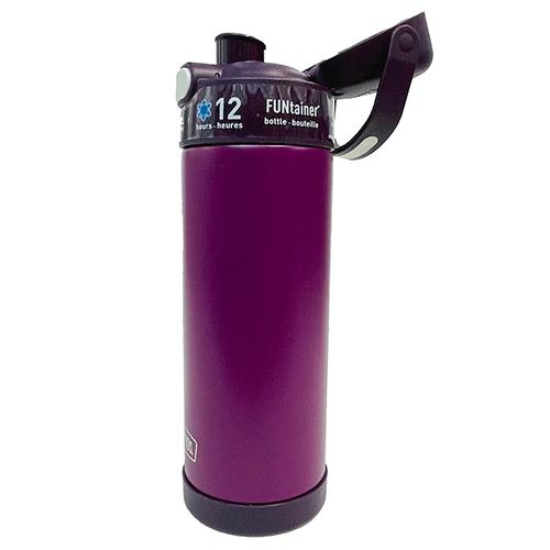 サーモス 直飲み ボトル 16oz. F411 ( グレープ ) 15662 THERMOS 水筒 保冷 470ml ステンレス ワンタッチ スリム 軽量 ランチグッズ Red Violet｜pretzel｜02