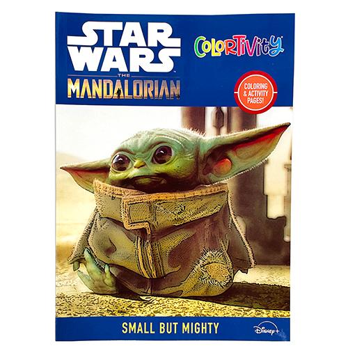 スターウォーズザマンダロリアン ぬりえ 背景ブルー ぬり絵 カラーリングブック 迷路 おもちゃ キッズ 子供 スターウォーズ ヨーダ インポート Pretzel Net Yahoo 店 通販 Yahoo ショッピング