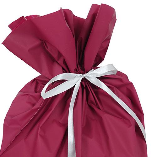 ラッピング 袋 大 ギフトバッグ 梨地 リボン付巾着袋 ( ワインレッド LL ) 15814 底 マチあり 底マチ 巾着 袋 巾着袋 ラッピンググッズ ラッピング用品 |  | 03