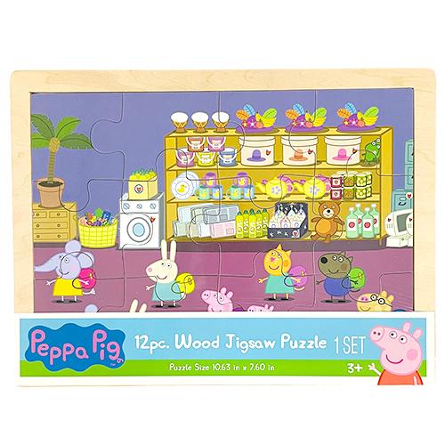 ペッパピッグ 木製 ジグソーパズル 春のコレクション Peppa 039 S Adventure a ペッパ おもちゃ グッズ 知育玩具 こども 海外 パズル ウッドパズル 送料無料 木 幼児 かわいい