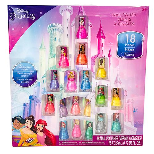 おもちゃ キッズコスメ ネイル マニキュア ディズニープリンセス 18本