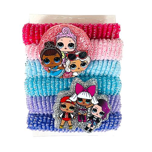 LOL ラメ ヘアアクセサリー セット リュック入り 15869 lol エルオーエル グッズ ゴム アクセサリー ヘアアクセ きらきら ピンク パープル リボン おしゃれ |  | 04