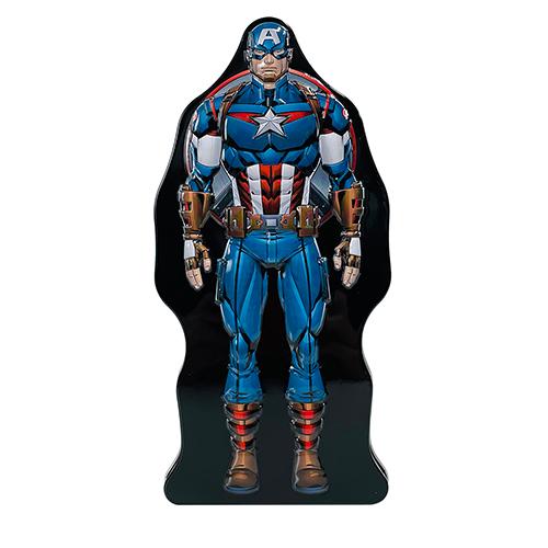 キャプテンアメリカ 貯金箱 ダイカット 15969 ちょきんばこ バンク 缶 Captain America saving bank MARVEL マーベル ヒーロー キャラクター 雑貨 グッズ 輸入 | 