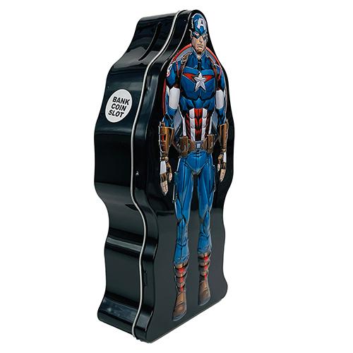 キャプテンアメリカ 貯金箱 ダイカット 15969 ちょきんばこ バンク 缶 Captain America saving bank MARVEL マーベル ヒーロー キャラクター 雑貨 グッズ 輸入 |  | 02