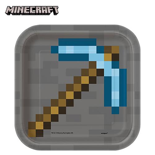 マインクラフト 紙皿 スクエア S 8枚入り マイクラ グッズ ペーパープレート 使い捨て食器 パーティーグッズ ゲーム キャラクター Pretzel Net Yahoo 店 通販 Yahoo ショッピング