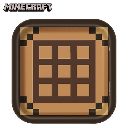 マインクラフト 紙皿 スクエア L 8枚入り マイクラ グッズ ペーパープレート 使い捨て食器 パーティーグッズ ゲーム キャラクター Pretzel Net Yahoo 店 通販 Yahoo ショッピング