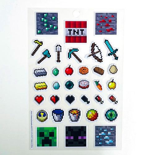 マインクラフト ステッカー ブック OVER300 4シート 16153