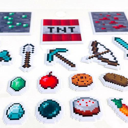 マインクラフト ステッカー ブック OVER300 4シート 16153 マイクラ グッズ シール クリーパー TNT エンダーマン ぷくぷく 輸入 |  | 02