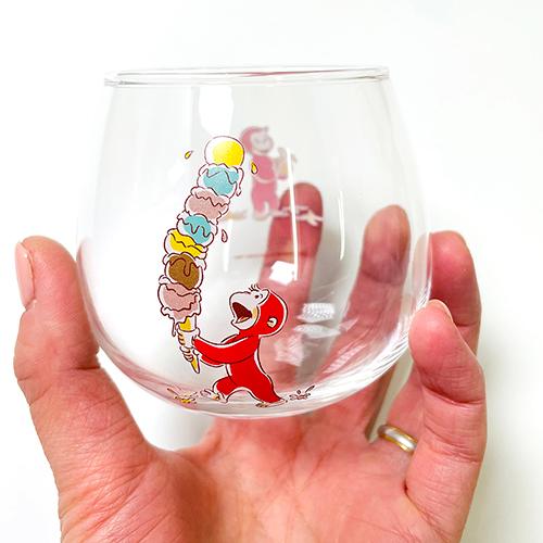 おさるのジョージ ゆらゆらグラス ( アイスクリーム ) 16201 ジョージ グッズ 食器 ガラス グラス コップ タンブラー かわいい キャラ雑貨 |  | 02