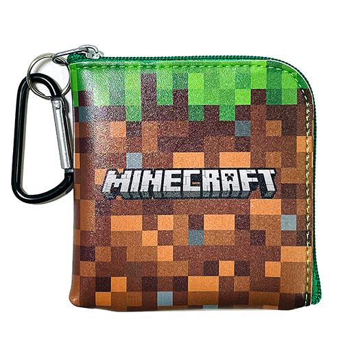 最大77 オフ マインクラフト L字ポーチ 草ブロック マイクラ グッズ Minecraft ゲーム キャラクター コインケース ミニポーチ Mct Lp Kb Pmajk Gov Pk