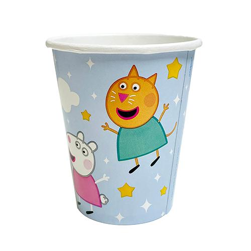 ペッパピッグ 紙コップ 270ml 8個入り 16271 ペッパ パーティー グッズ