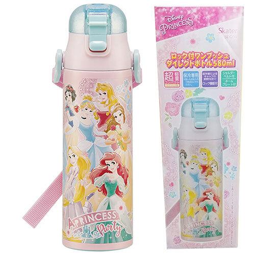 ディズニープリンセス 水筒 ステンレス 超軽量 ダイレクトボトル 580ml 21 直のみ 直飲み ショルダー付き 保冷 Sdc6n 売買