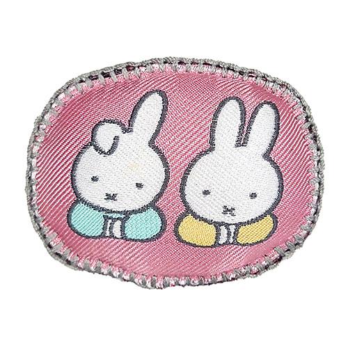 ミッフィー ジャガード ブローチ ( フタリ / ピンク ) 16400 miffy ファッション雑貨 小物 ブルーナ 絵本 かわいい キャラクター グッズ 雑貨 MF-2008 | 