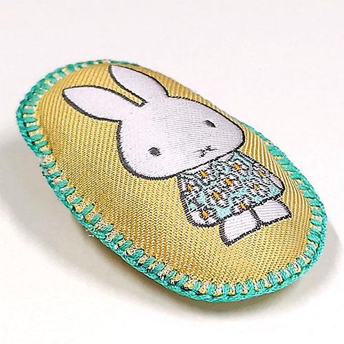 ミッフィー ジャガード ブローチ ( ハナガラ / イエロー ) 16401 miffy ファッション雑貨 小物 ブルーナ 絵本 かわいい キャラクター グッズ 雑貨 MF-2009 |  | 02