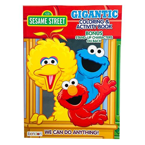 セサミストリート ぬりえ カラーリングブック Gigantic 赤 a セサミ アクテビティーブック 塗り絵 英語 ぬり絵 知育玩具 海外 おもちゃ Usa a Pretzel Net Yahoo 店 通販 Yahoo ショッピング