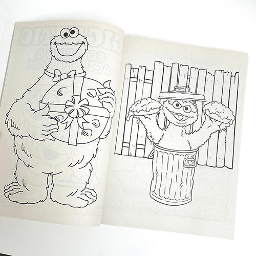 セサミストリート ぬりえ カラーリングブック Gigantic 赤 a セサミ アクテビティーブック 塗り絵 英語 ぬり絵 知育玩具 海外 おもちゃ Usa a Pretzel Net Yahoo 店 通販 Yahoo ショッピング