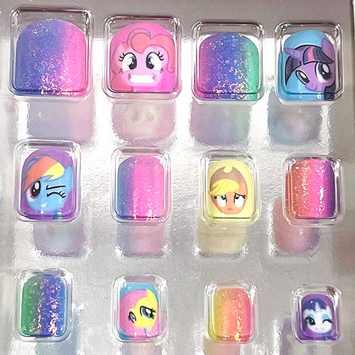 【激安 在庫処分特価 99枚】マイリトルポニー ネイルシール 子供用 女の子向け マイリトルポニー ネイルチップ ネイルシール セット 16456 MLP