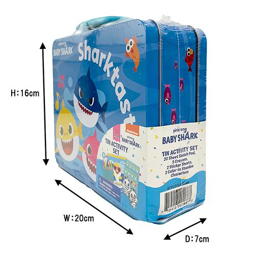 ベイビーシャーク 缶入り アクテビティー セット 16434 ベビーシャーク